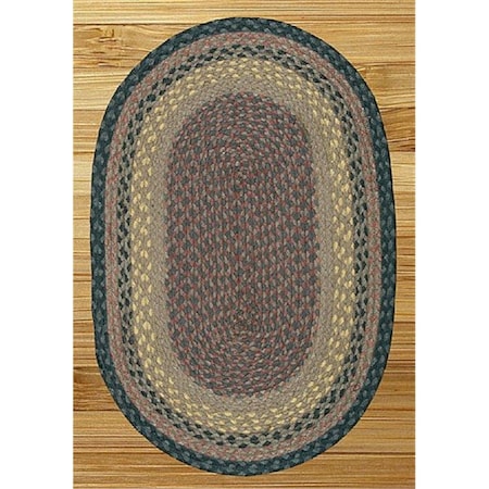 Brown-Black-Charcoal Jute Braided Rug